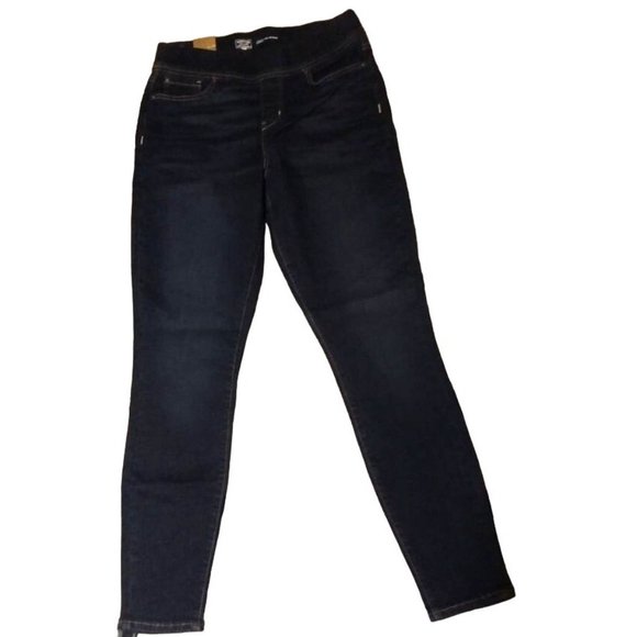 Signature by Levi Strauss & Co. Gold Women's Totally Slimming Pull-On Skinny Blu - Picture 3 of 7